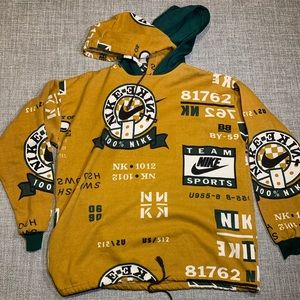 Ultra Rare Vintage Nike Double Hoodie